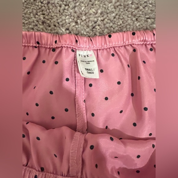 VINTAGE Pink by Victorias Secret Satin PJ Set, size Small - Picture 3 of 3